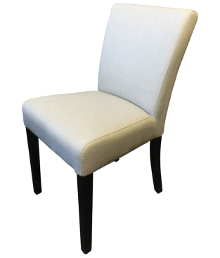 Low Back Linen Chair